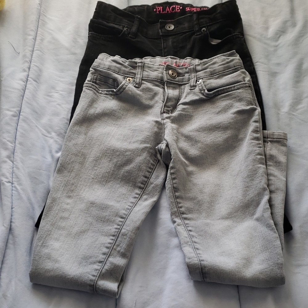 Bundle-2 Children Place Girl Super Skinny Jeans